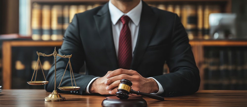 Symbol of justice and legal power representing top lawyers in New Delhi handling civil and criminal cases