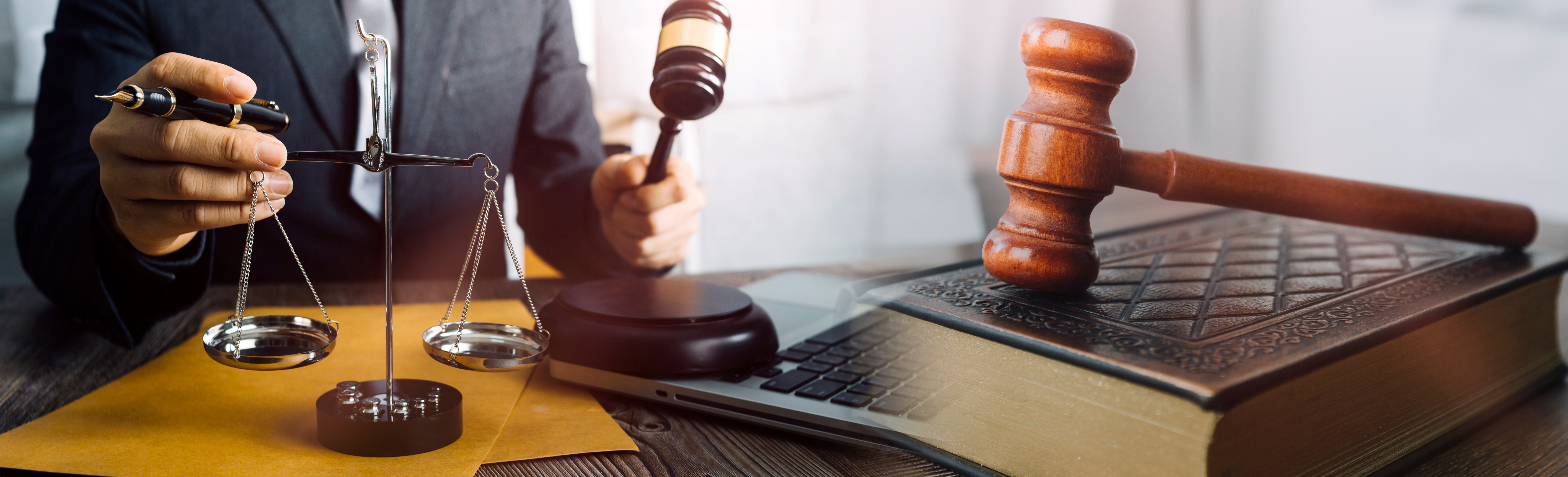 Judge holding gavel with scales of justice symbolizing fairness and Supreme Court judgment in India